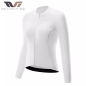 Preview: ROCKBROS | TVI Damen Radtrikot – Langarm Fahrradbekleidung, atmungsaktive Sport-Tops für Radsport